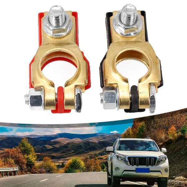 2 Pcs Automotive Battery Terminal Clamp Clips Connector For Car Caravan Boat UTV Tractor Truck Battery Terminal - Image 6