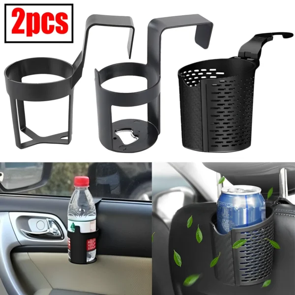 Universal Car Cup Holder Multifunctional Hanging Mount Drink Bottle Organizer Auto Truck Back Seat Storage Bottle Holder Stand