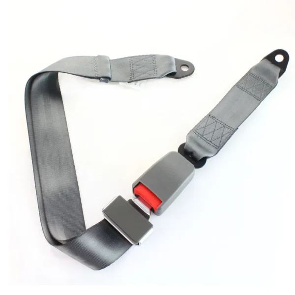 2 Points Grey Car Auto Seat Seatbelt Universal Seat Belts Adjustable Extension Bucklet Truck Seat Safety Belt Car Accessories - Image 3